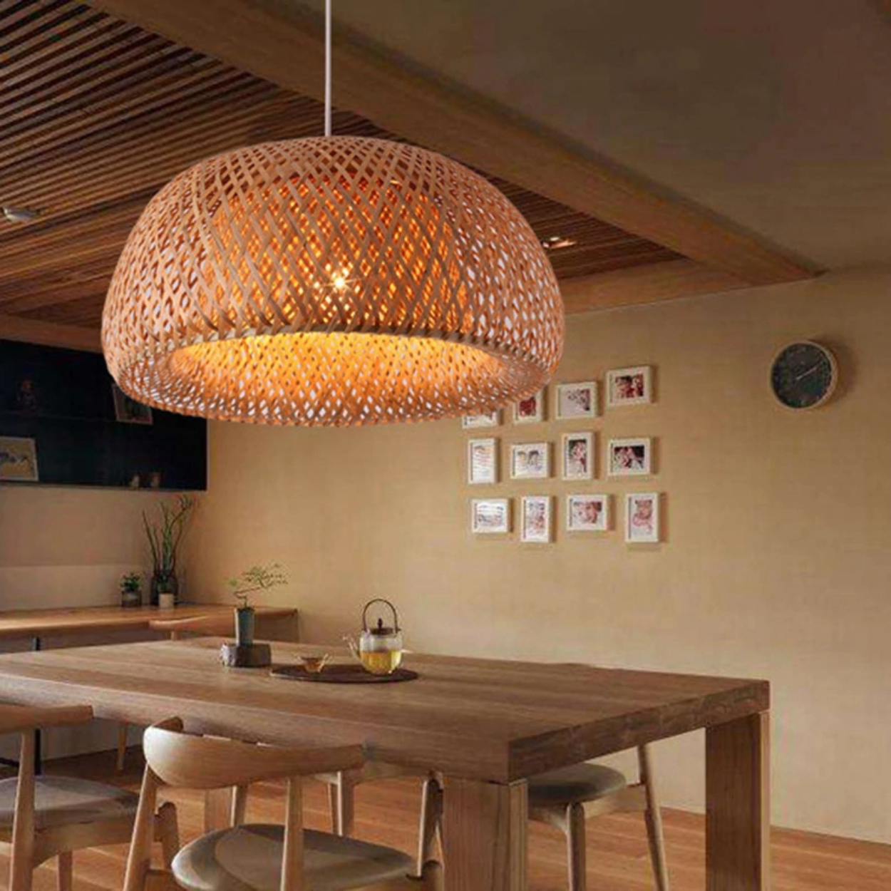 ANKUR ZANE CANE MESH PENDANT LIGHT - Ankur Lighting