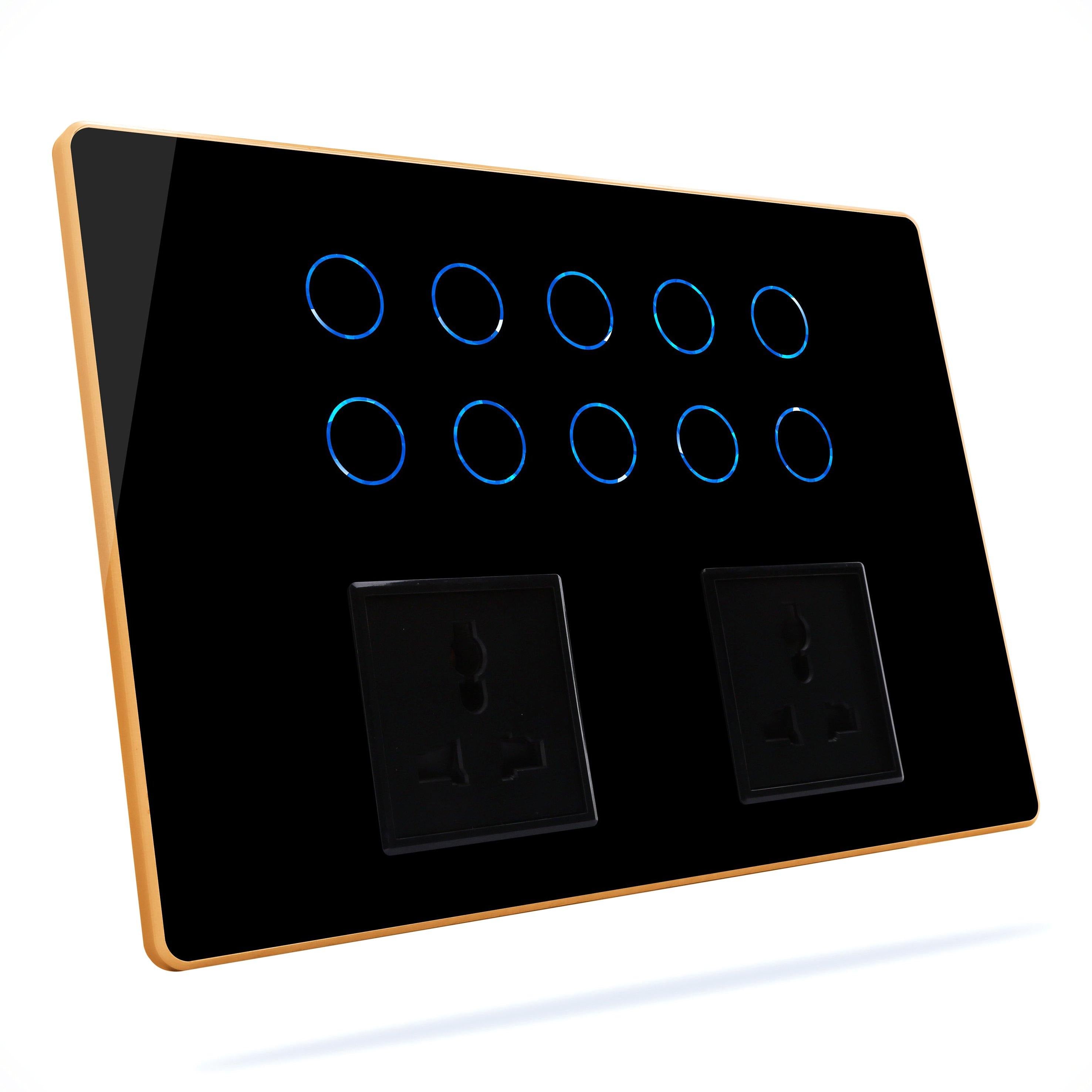 HOGAR SMART 10+2 TOUCH SWITCHES PANELS WITH BUILT-IN AUTOMATION - Ankur Lighting