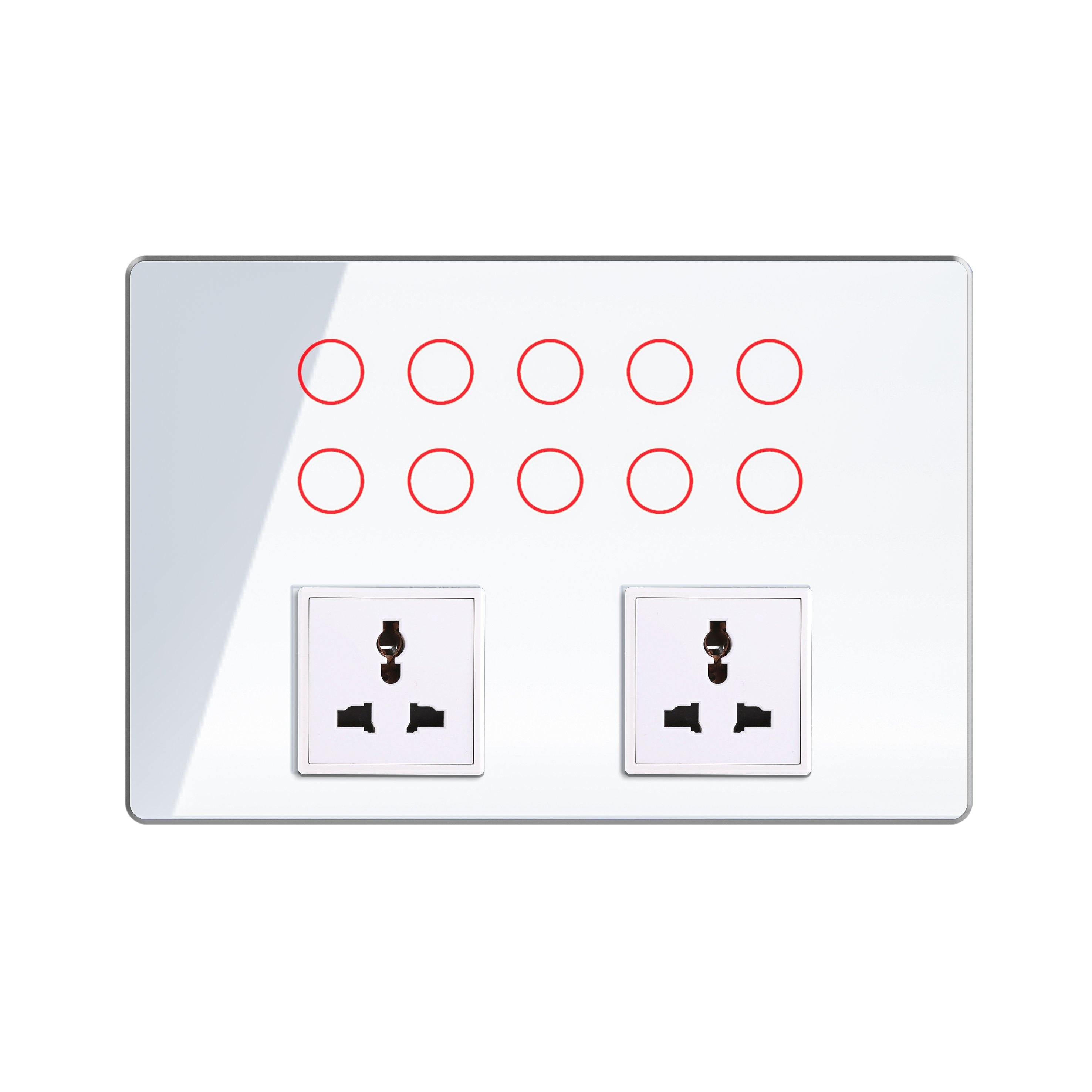 HOGAR SMART 10+2 TOUCH SWITCHES PANELS WITH BUILT-IN AUTOMATION - Ankur Lighting