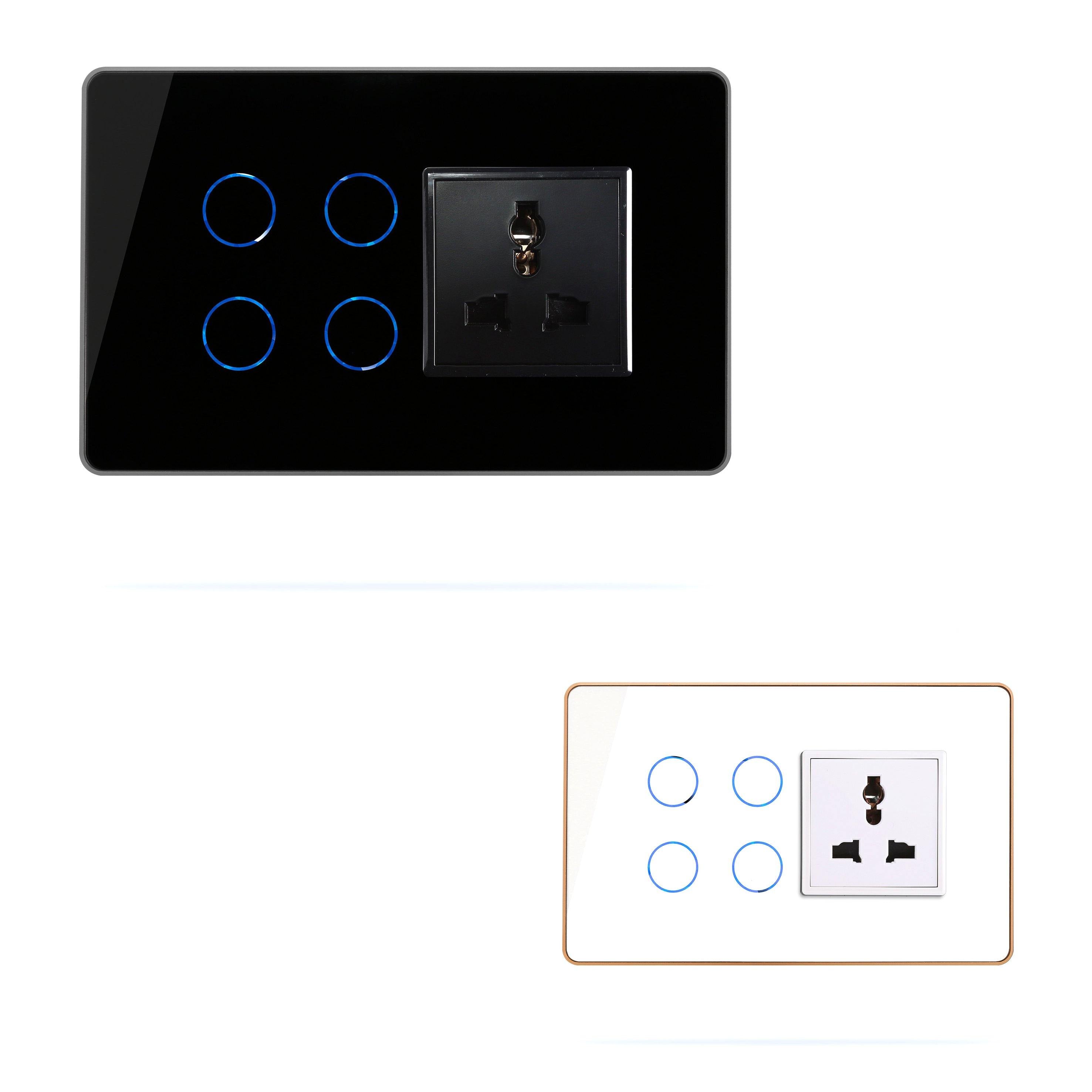 HOGAR SMART 4+1 TOUCH SWITCH PANELS WITH BUILT-IN AUTOMATION - Ankur Lighting