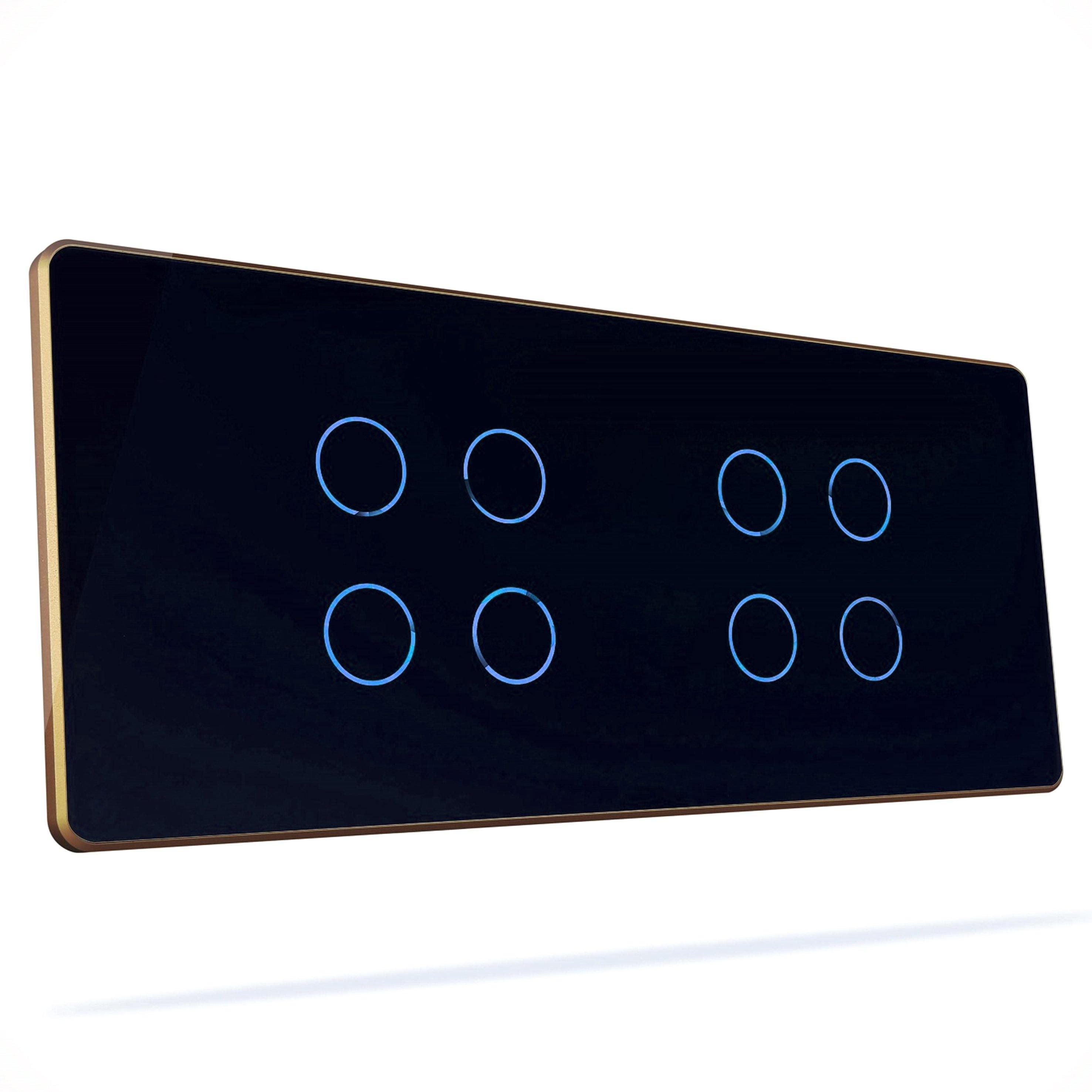 HOGAR SMART EIGHT TOUCH SWITCH PANLES WITH BUILT-IN AUTOMATION - Ankur Lighting