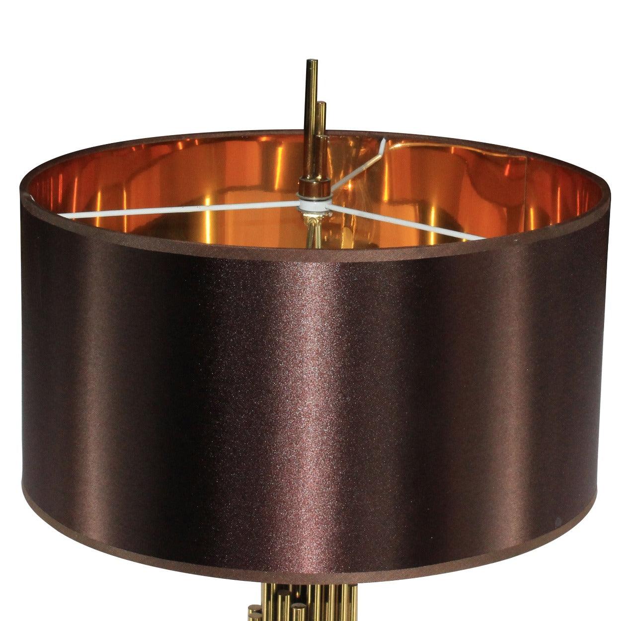 ORGAN CONTEMPORARY TABLE LAMP GOLD FINISH - Ankur Lighting