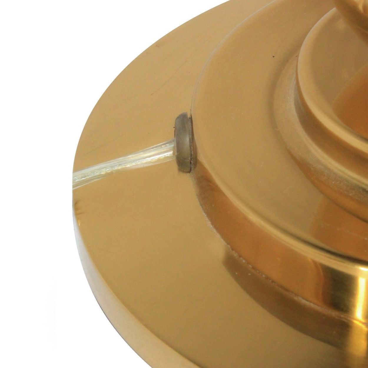 ORGAN CONTEMPORARY TABLE LAMP GOLD FINISH - Ankur Lighting
