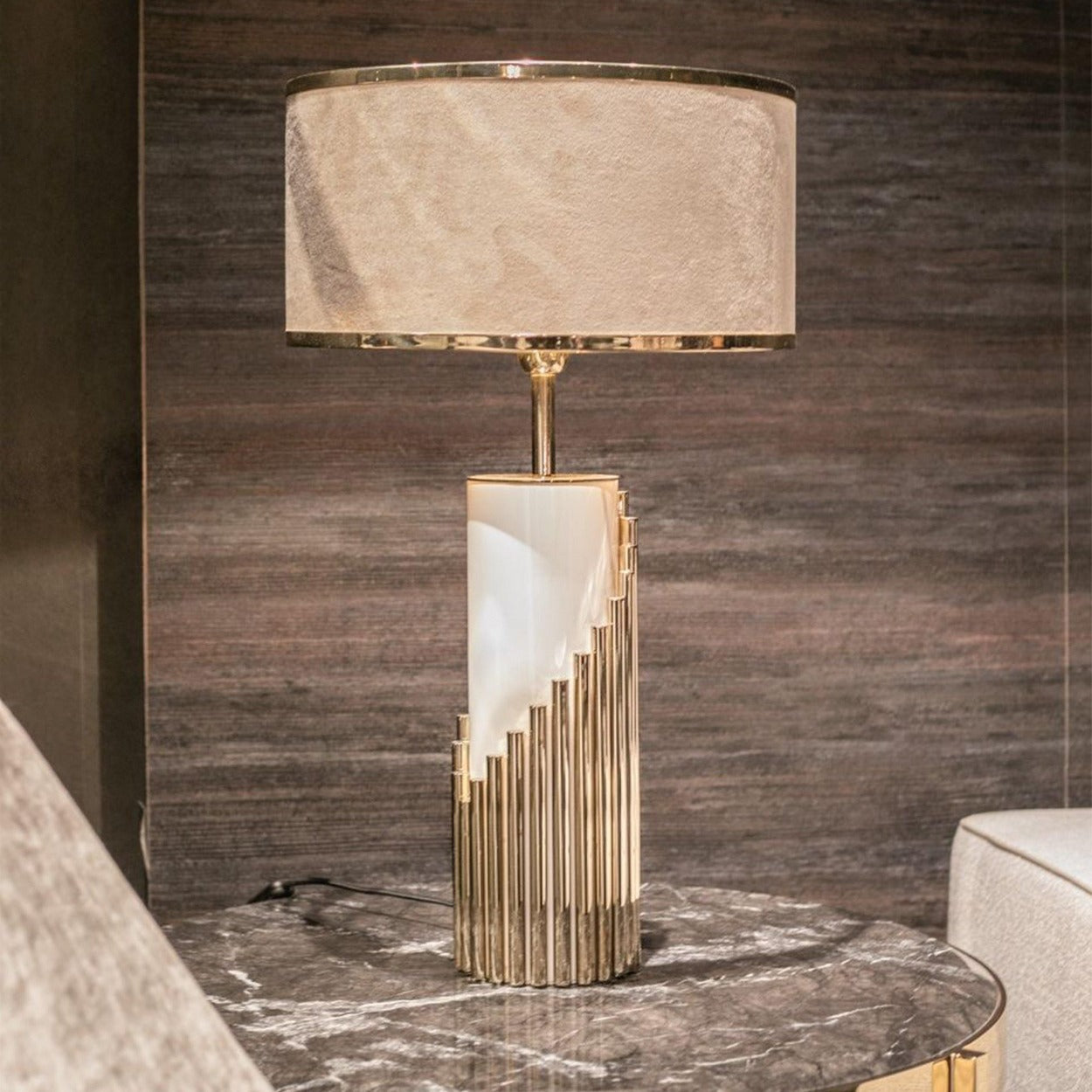 ORGAN METAL CONTEMPORARY TABLE LAMP - Ankur Lighting